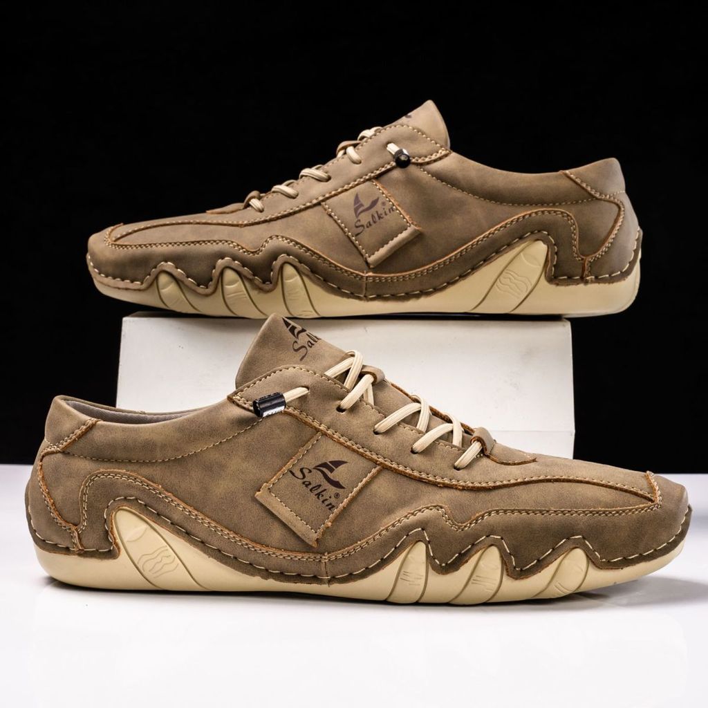 Calçados esportivos masculinos de tamanho grande, tamanho grande, cano baixo, sapatos casuais masculinos, leves, combina