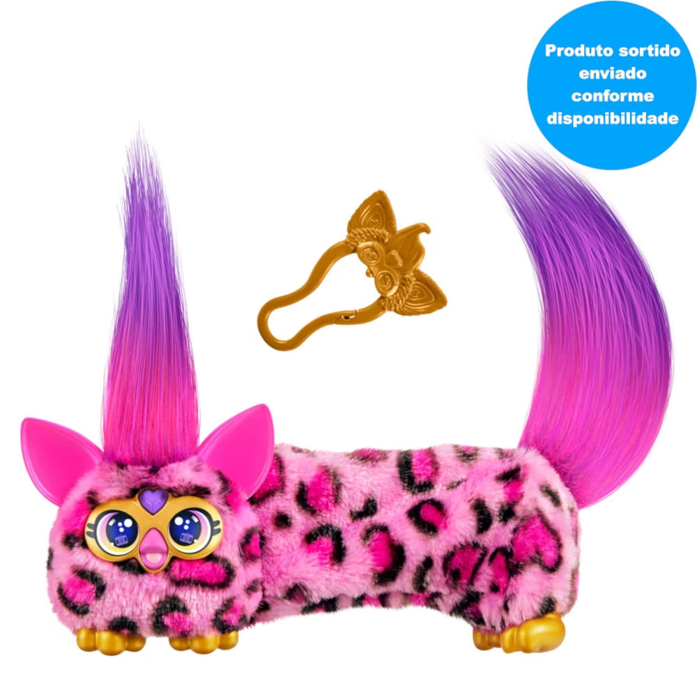 Mini Pelúcia com Som - Dj Furblets - Furby - Sortido - Hasbro