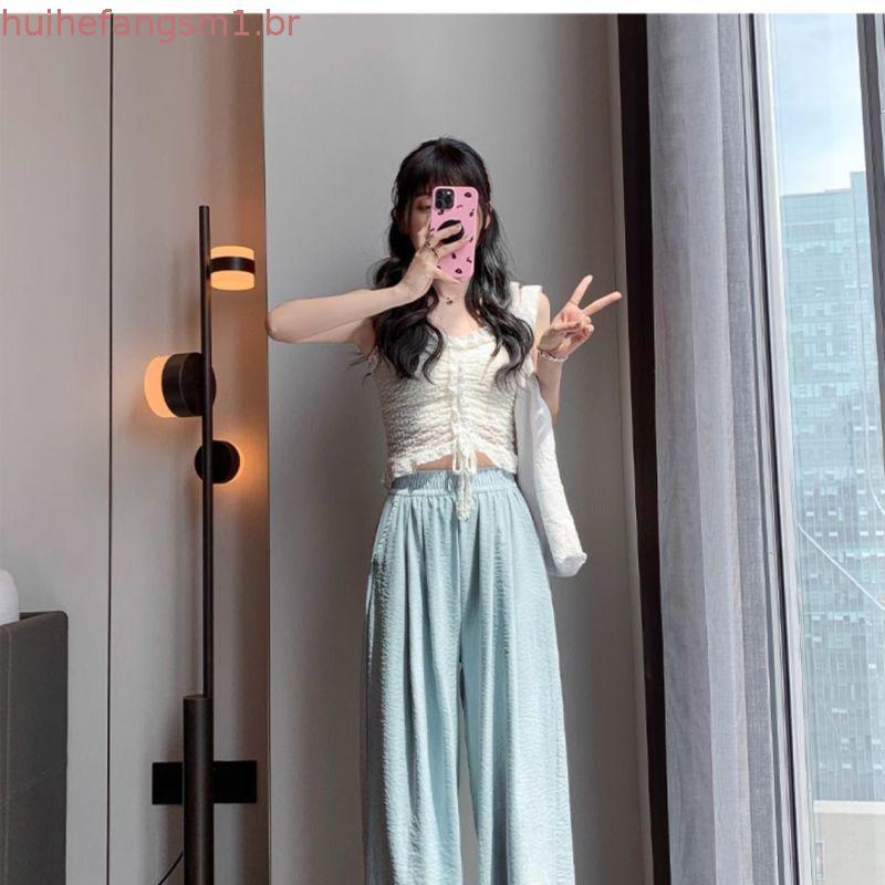 Outono novo estilo preiçoso estilo doce menina Plus Size gordura mm dopna elegante High-End calças casuais feminina