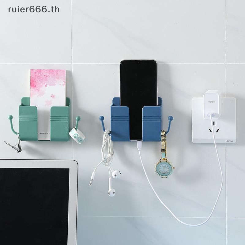 Suporte De Telefone Para Montagem Em Parede ruier , Cama Chuveiro Montado Na Controle Remoto Com Ganchos .