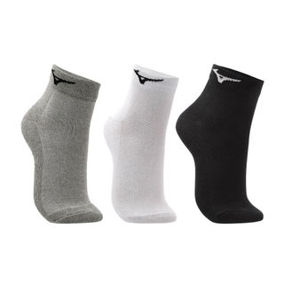 Kit Meia Cano Curto Mizuno Basic tam. 39-44 - Pacote com 3 pares