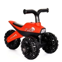 Triciclo Infantil 3 Rodas Motoca de Equilíbrio Com Luz E Som Rider até 30kg Vermelho Kababy