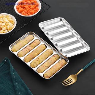 [aglanceofjinhui] Molde De Salsicha De Aço Inoxidável 304 6 Em 1 Ferramenta De Cozinha Para Cães-Quente DIY , Fabricação