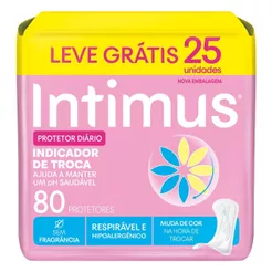 Protetor Diário Intimus® com indicador de troca 80 Un