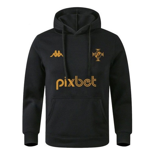 Moletom Canguru Vasco Novo Futebol Flanelado Blusa de frio com Bolso e Capuz