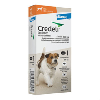 Credeli 225 MG Cães De 5,5 a 11kg 1 Comprimidos - Elanco em Oferta na Shopee