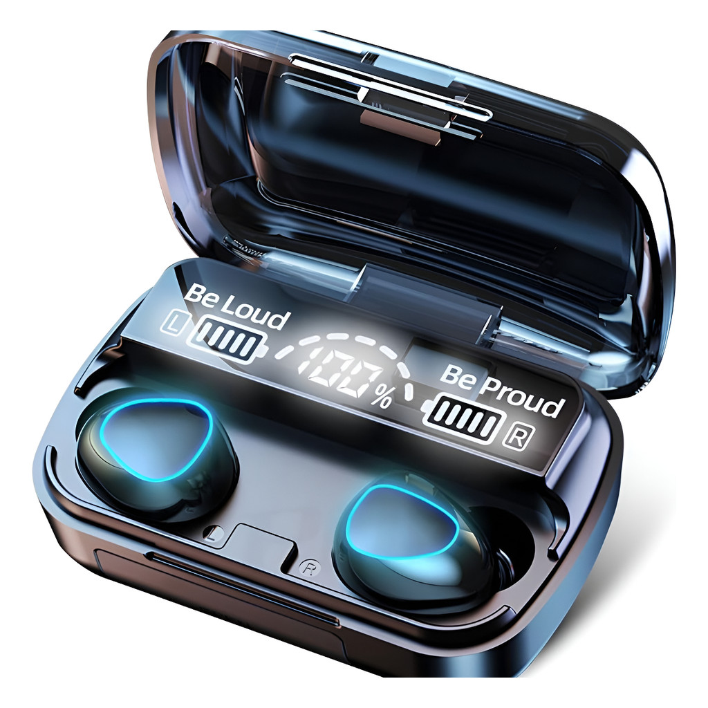 Fone De Ouvido Tws M10 \M25   Bluetooth V5.1 + Power Bank 2000mah