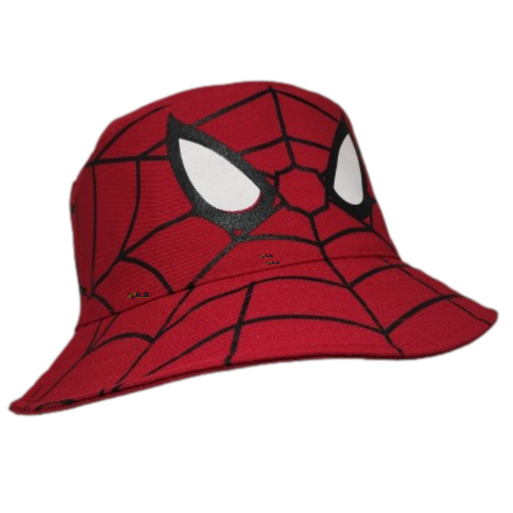 Bucket Chapéu Infantil Praia Estampa Aranha varias Cores