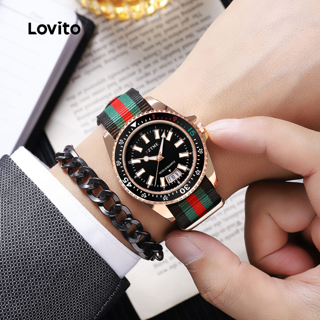 Lovito Relógios Estilosos Unissex Estilo Céu Azul Claro 4cm Relógios LFASCS389