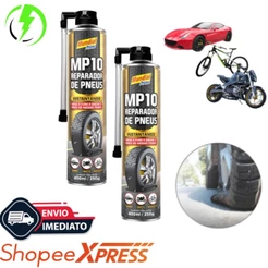 Kit 2 Reparador de Pneus 400ml MP10 Mundial Prime Spray