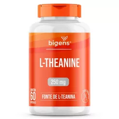 L-Theanine 250mg - 60 Cápsulas - Bigens