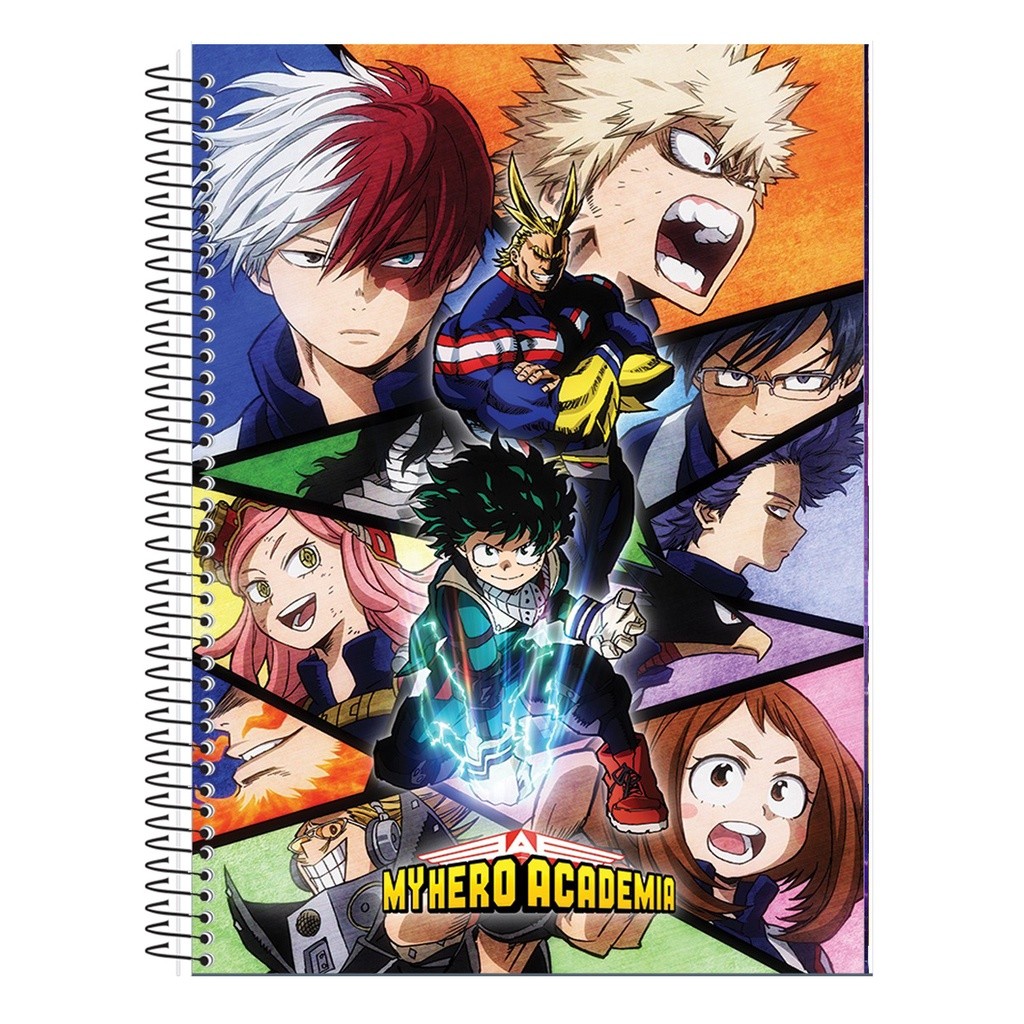 Caderno Personalizado Boku no Hero 10 Matérias ou 1 Matétia em Oferta na Shopee