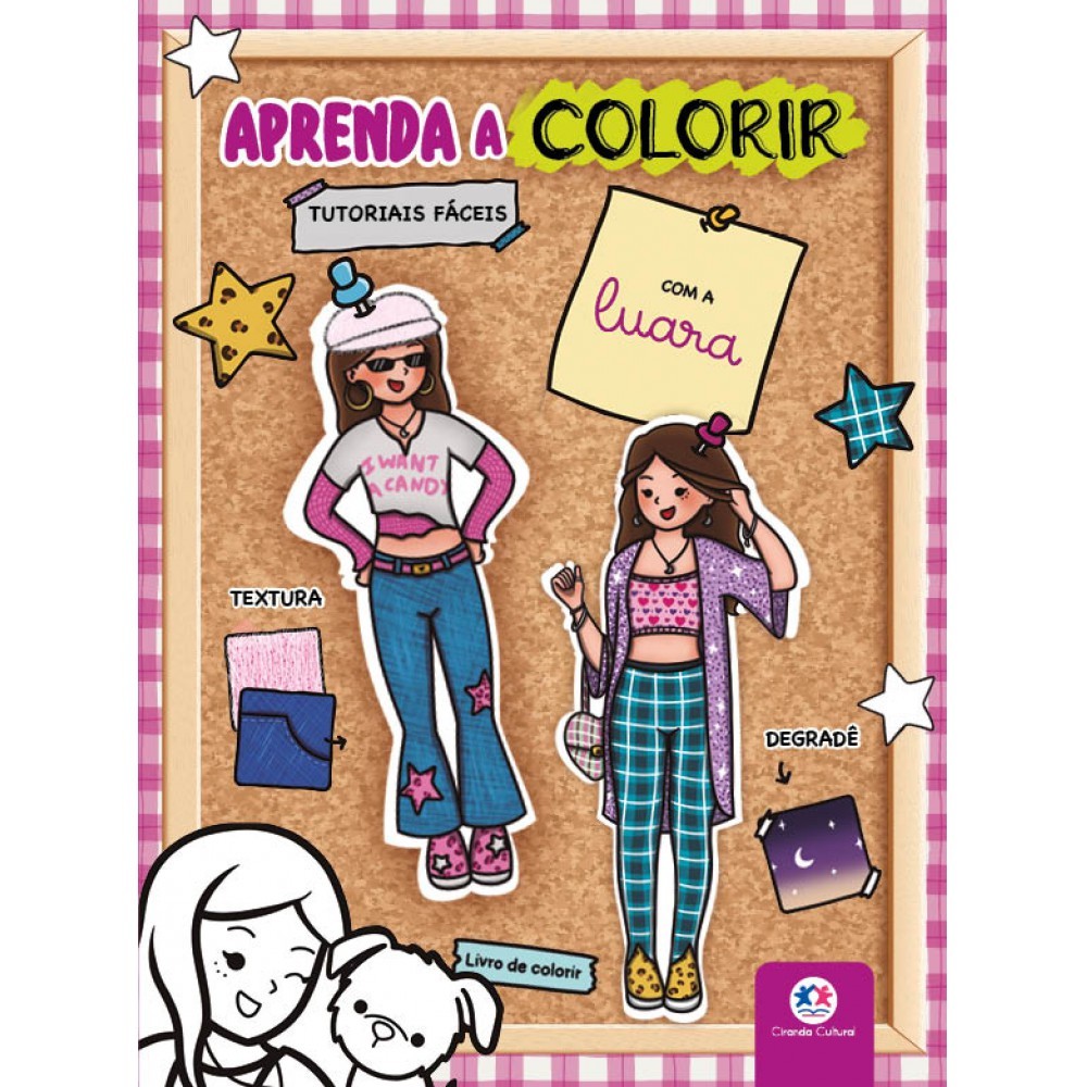 Livro Aprendendo a colorir com a Luara em Oferta na Shopee