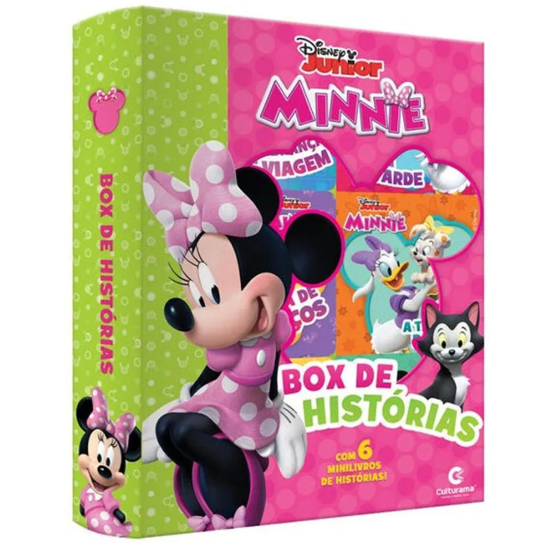 Box de Histórias – Minnie | 6 Minilivros com Quebra-Cabeça | Culturama / Disney