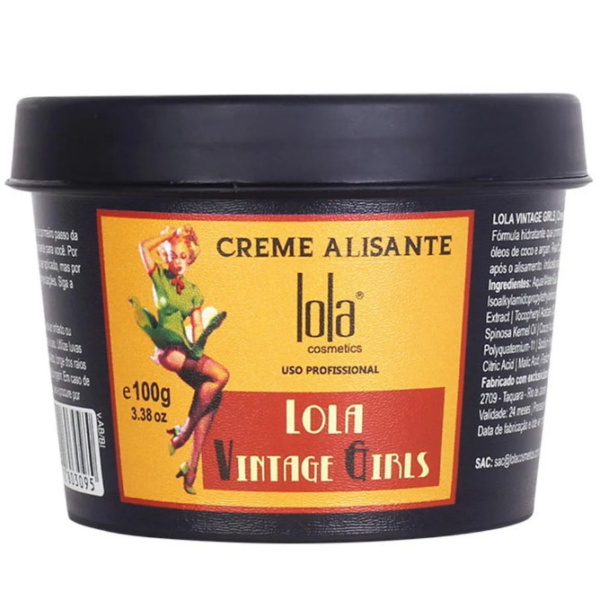 CREME ALISANTE LOLA VINTAGE GIRLS 100g em Oferta na Shopee
