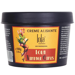 CREME ALISANTE LOLA VINTAGE GIRLS 100g em Oferta na Shopee