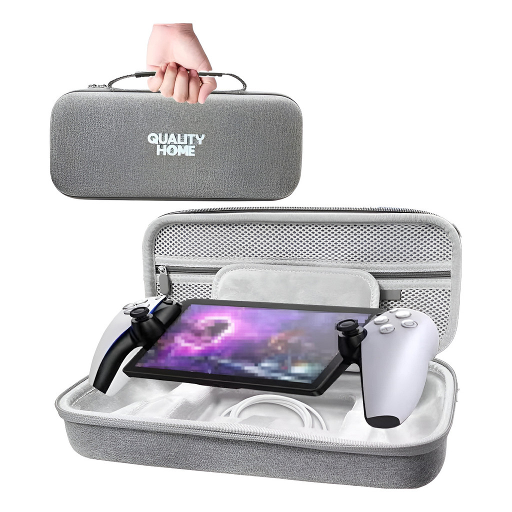 Capa Bolsa Estojo Case Compatível Playstation Portal Cinza em Oferta na Shopee