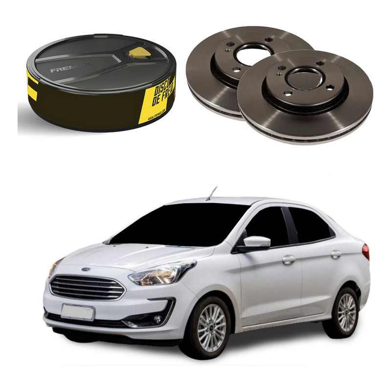 Disco Freio Dianteiro Ka Sedan 1.0 1.5 2018 A 2020 em Oferta na Shopee
