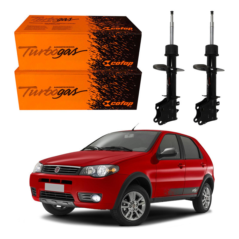 Par Amortecedor Dianteiro Palio Way 1.0 2013 A 2017 em Oferta na Shopee