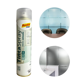 Tinta Spray Efeito Jateado 400ml Mundial Prime – Acabamento Semi Fosco Instântaneo Para Vidros e Decoração em Oferta na Shopee