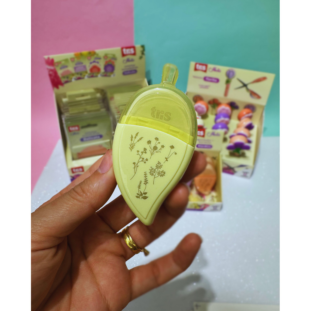 Apontador c/ Depósito e Borracha Giardino Delicata Folha - Tris