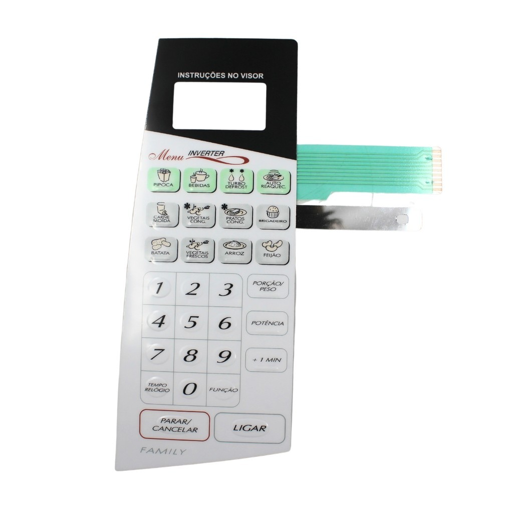 Membrana Painel Microondas Panasonic Nns62 - 0013401