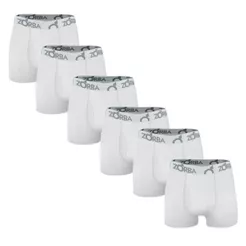 Kit 6 Cuecas Zorba Boxer com Abertura 848