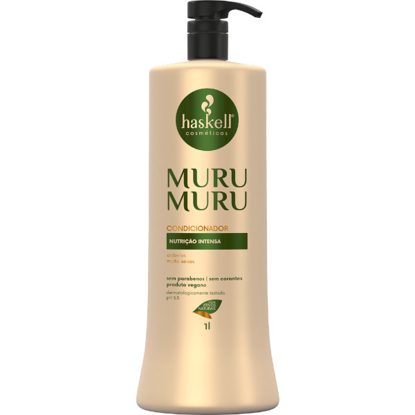 Condicionador Murumuru Litro Haskell | Nutrição Profunda para Cabelos Muito Secos e Sem Vida