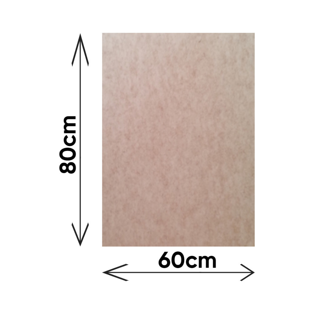 Chapa de Mdf Cru 3mm - 60x80 cm