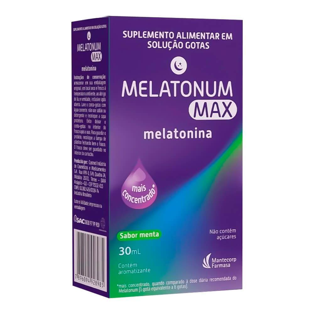 Melatonum Max 30ml suplemento melatonina dose máxima