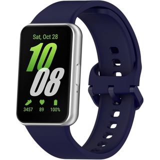 Pulseira esportiva de silicone compatível com Samsung Galaxy Fit 3, ajustável SM-R390, acessórios femininos e masculinos