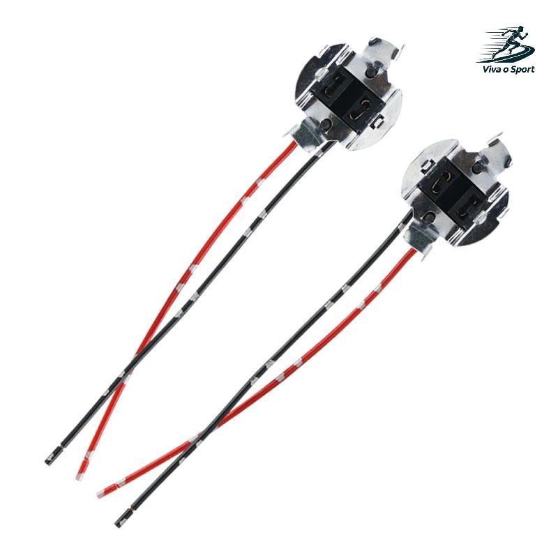 Nobleflyingiva o Sport Shield 1 Par Para Sagitar Base Do Farol Conector Cablagem Adaptador H7 Lâmpada Halógena Soet Titu