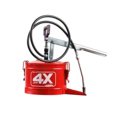 ENGRAXADEIRA MANUAL COM CAPACIDADE DE 4KG DE GRAXA JHF 4X VERMELHA 8487 - HIDROMAR