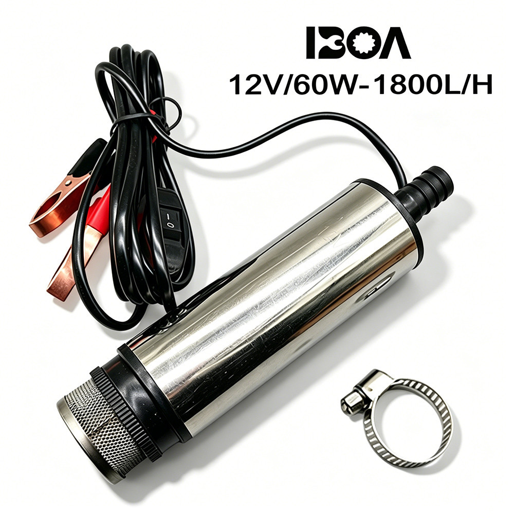 Bomba De Transferência Combustível 12V 51mm 21kw Filtro De Aço Inoxidável Pronta Entrega !