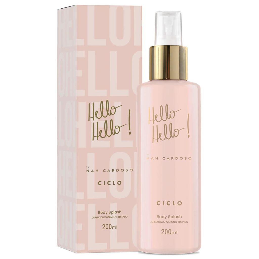 Body Splash Hello Hello Nah Cardoso 200ml Desodorante Corporal Ciclo Cosmeticos