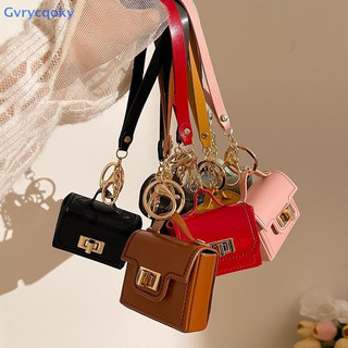 Gvrycqoky Criativo Saco De Moedas Chaveiro Mudança De Dinheiro Bolsa Moda Versátil Couro Sacos Chave Fone De Ouvido Arma