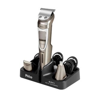 Aparador de Pelos Philco Multigroom 8 em 1 5W PAP16