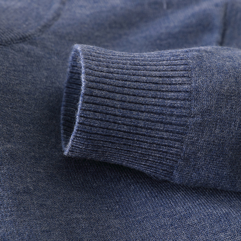 Este suéter deve Valorizar, depois de todos lindos!K Knitwear Masculino Cor Sólida Slim-fit Mid-Neck Bottoming