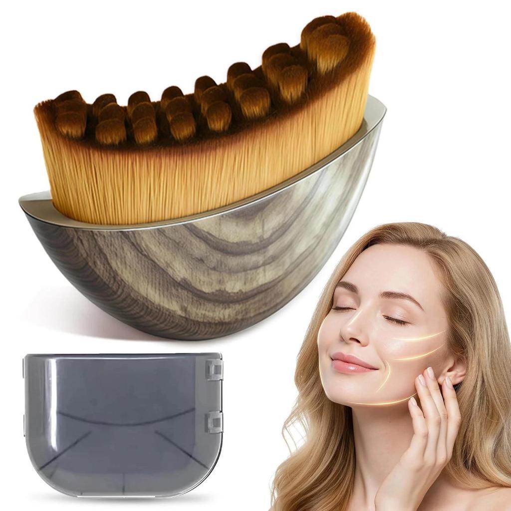 Escova Facial Drenagem Linfática Massageador Anti Inchaço