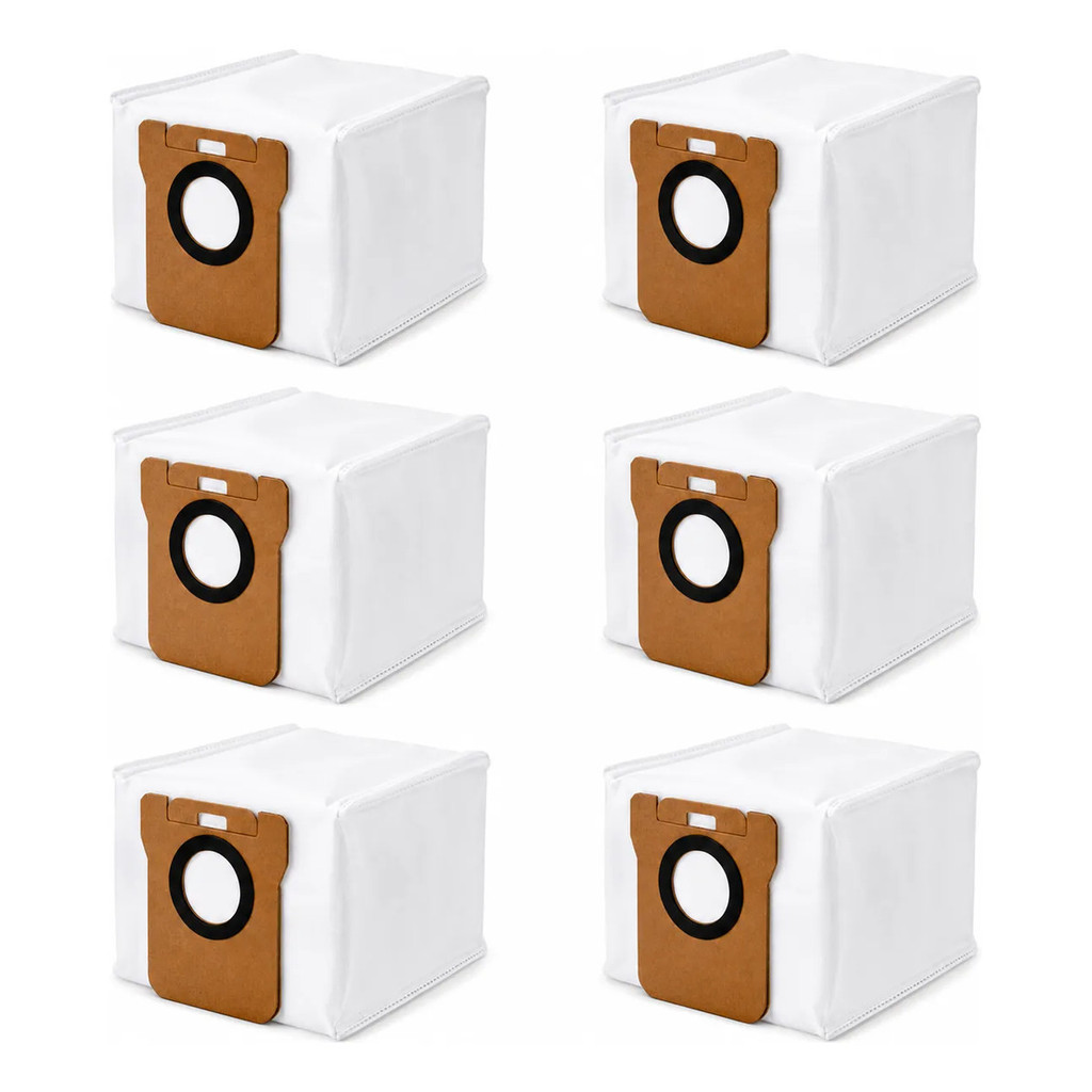 6 Sacos Pó Robô Aspirador P/ Xiaomi X20+ X10+ S20 Plus