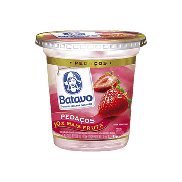 Batavo Morango Pedaços Iogurte Integral