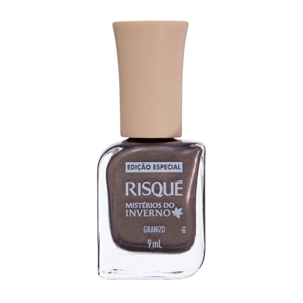 Esmalte Risqué Mistérios do Inverno Granizo Metálico 9ml