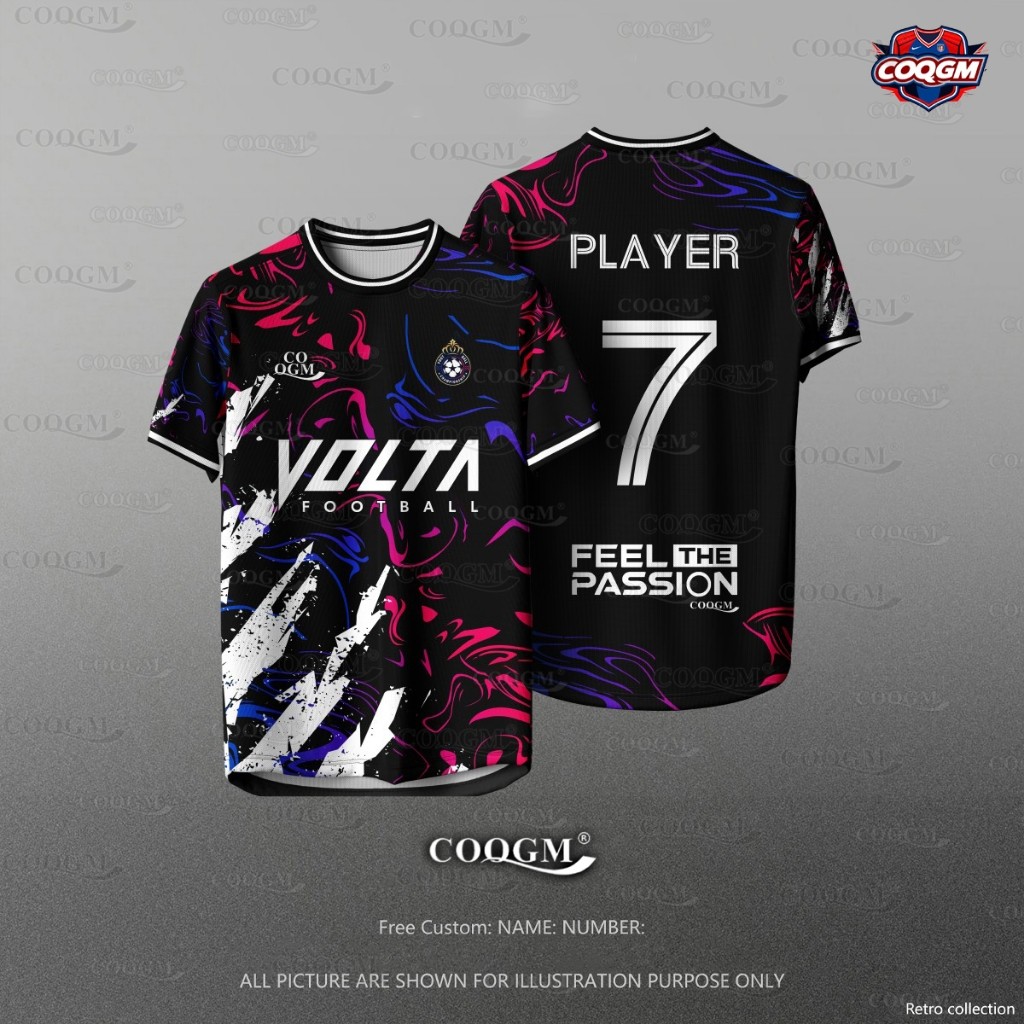 COQGM Original-Gola Retrô Futsal Futebol baju Jersey Nome Personalizado lelaki Tailândia Viral Tiktok Camiseta De Malha 