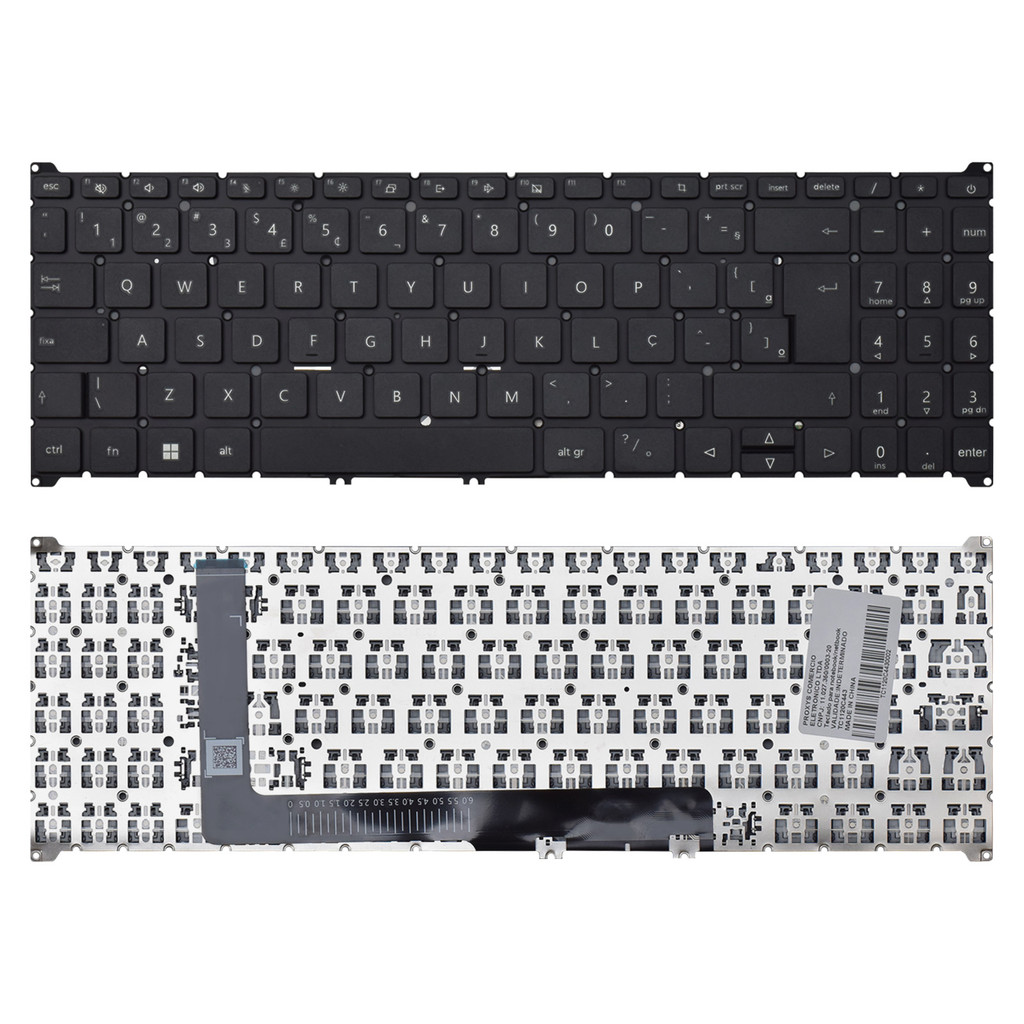 Imagem de Teclado para Notebook Acer Aspire A515-57 Sem Iluminação