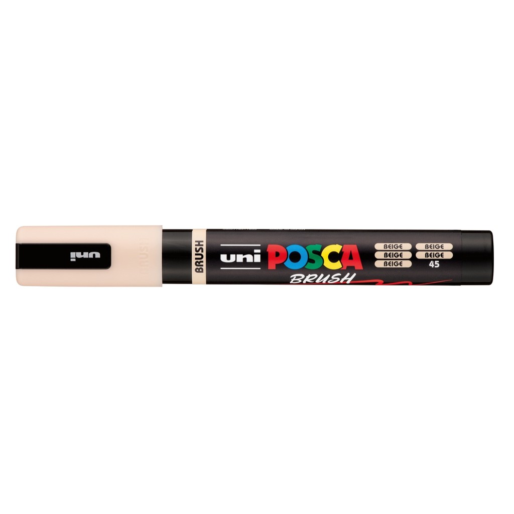 Caneta Posca PC-5MBR Brush Bege uni-ball · foto 2