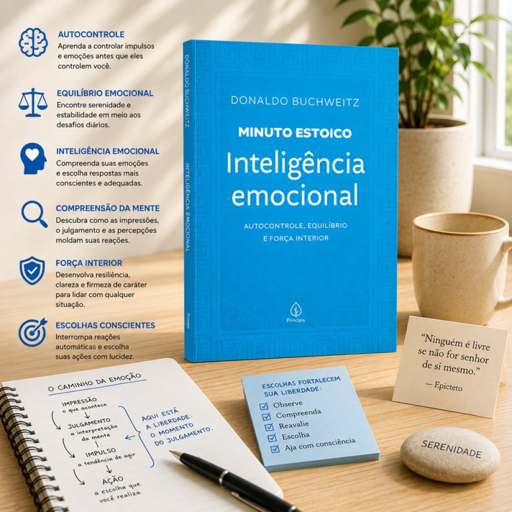Livro Inteligência emocional - Coleção Minuto Estoico — imagem 2 de 2