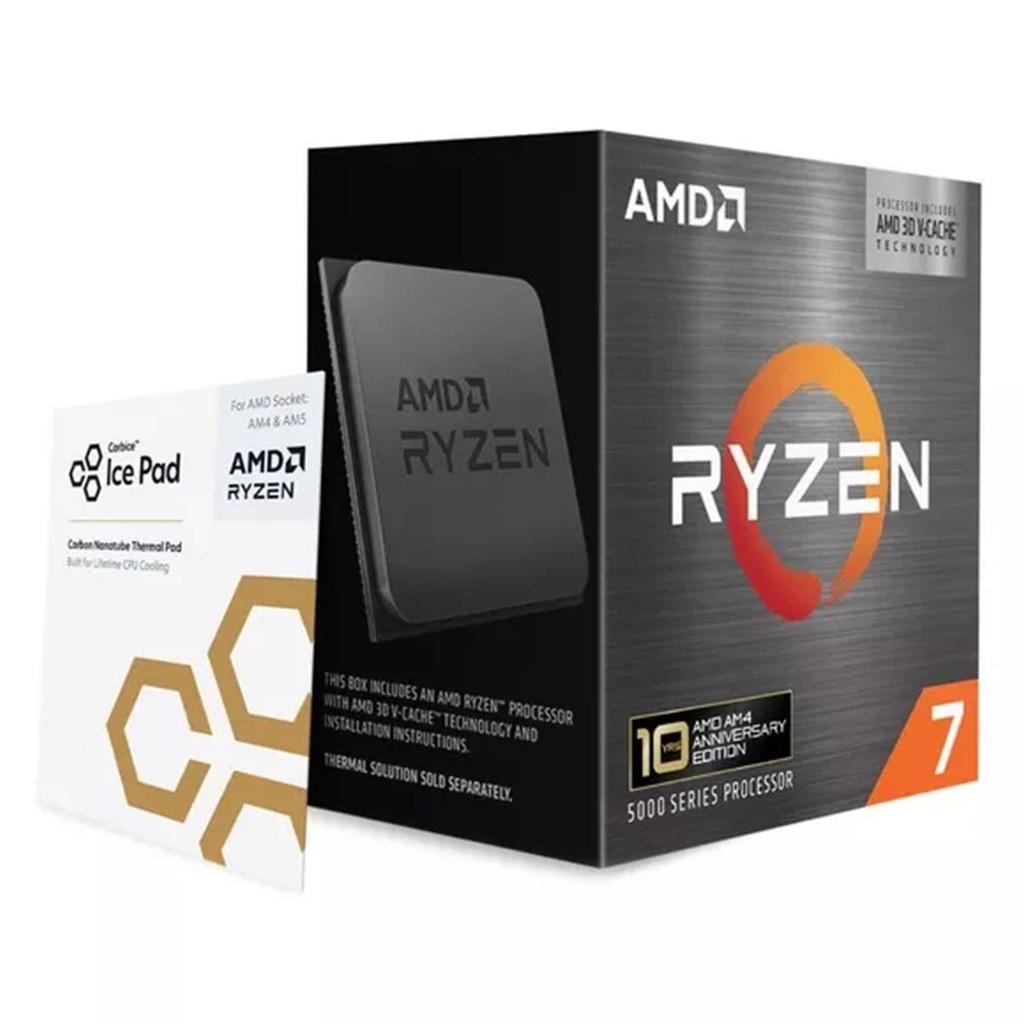 Processador AMD Ryzen 7 5800X3D Anniversary Edition, 3.4GHz (4.5GHz Turbo), 8-Co