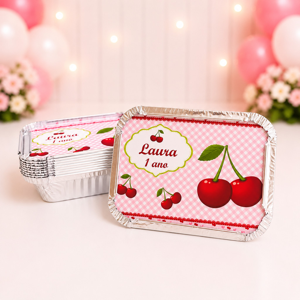 Marmitinha Cereja/Cerejinha Personalizada / Lembrancinha de Festa /Aniversário /  Lembrancinha Infantil