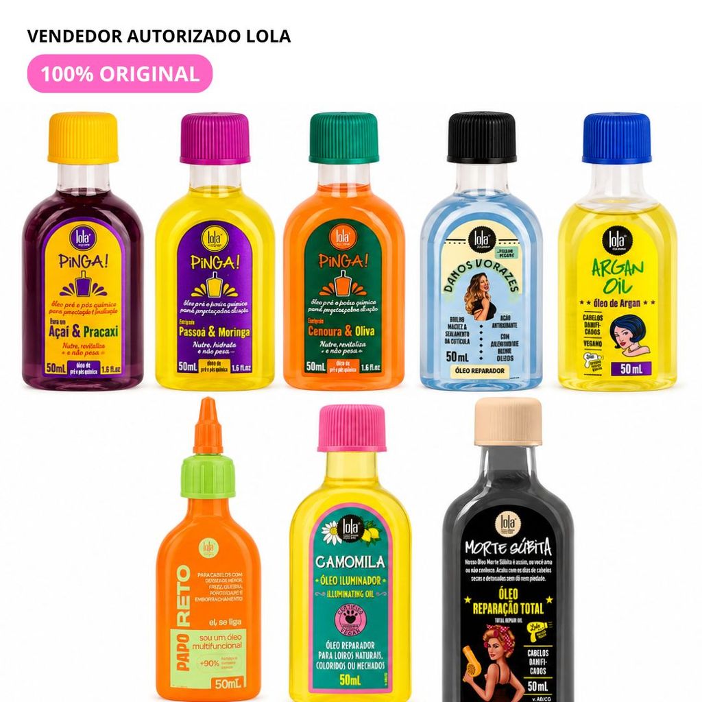Monte Seu Kit Poderoso de Óleos Lola – Danos Vorazes, Xapadinha, Pinga e Argan!