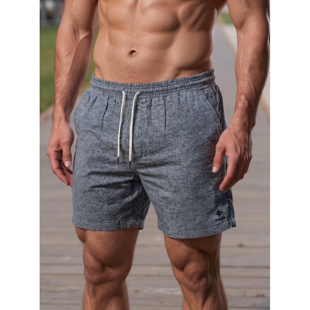 Kit 3 Bermudas Masculinas Linho Elastano Praiana Confortável Verão — Belli Modas